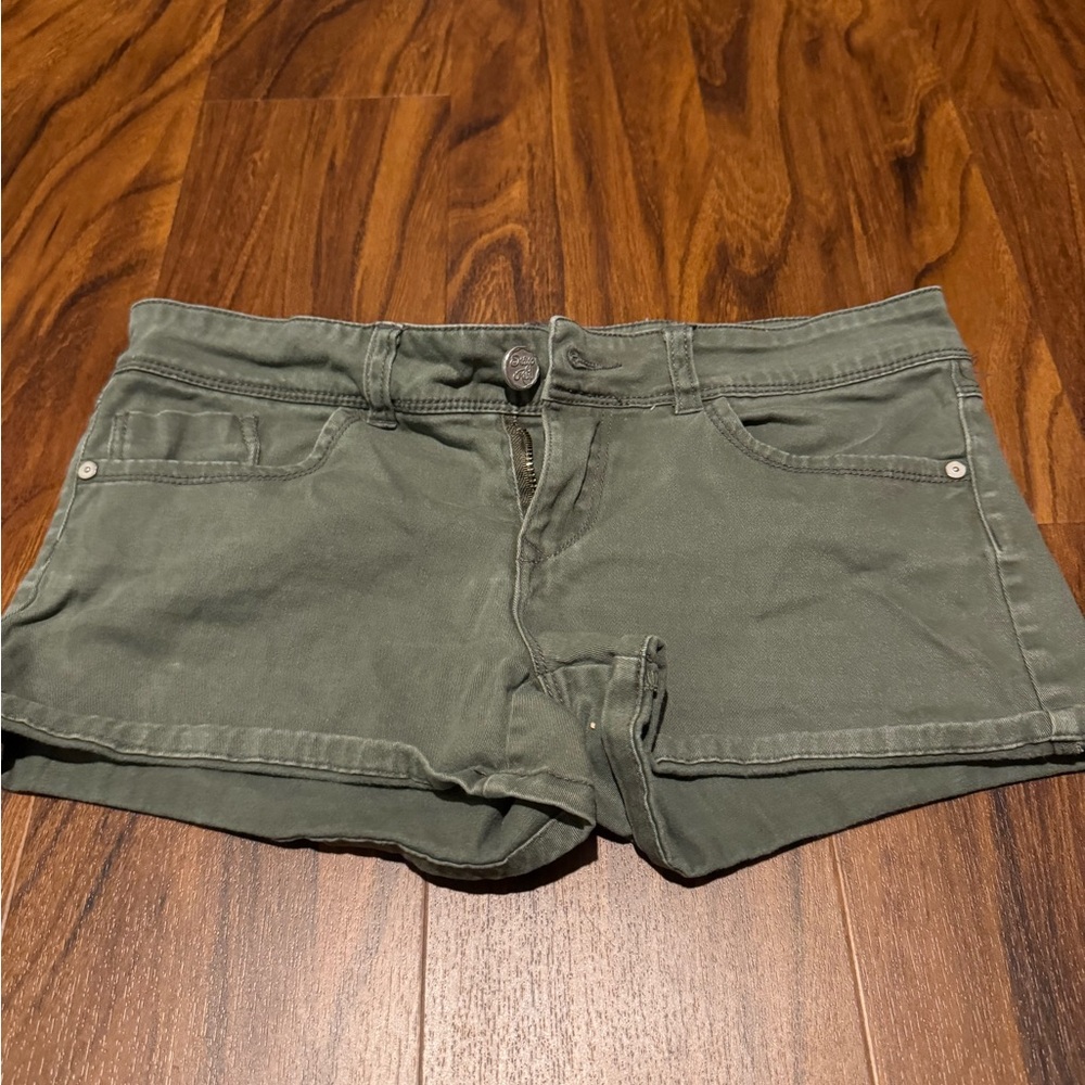 Green shorts